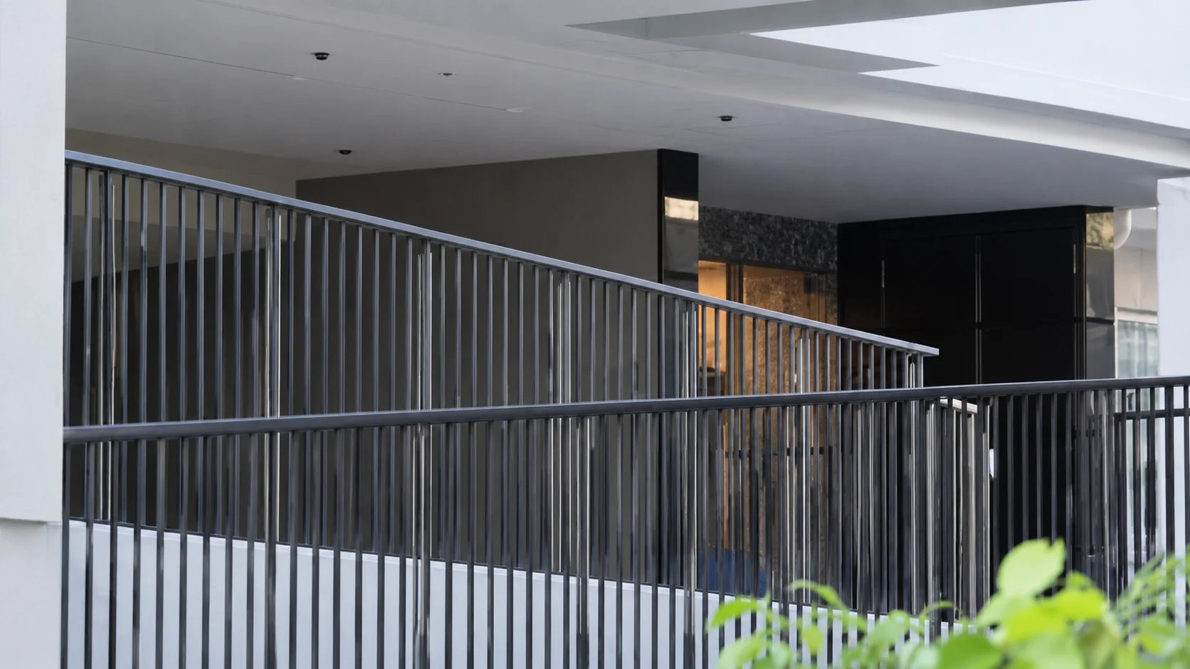 An upscale Tokyo apartment building similar to Tsukasa's residence