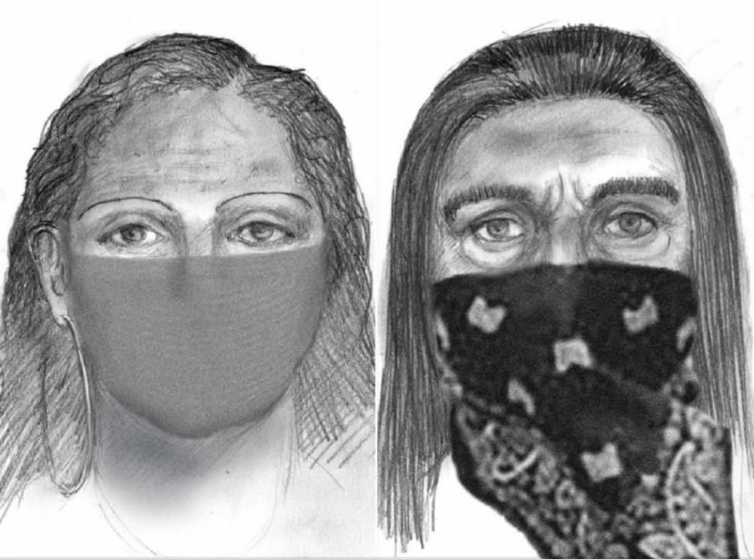 Investigators reviewing DNA evidence in a lab