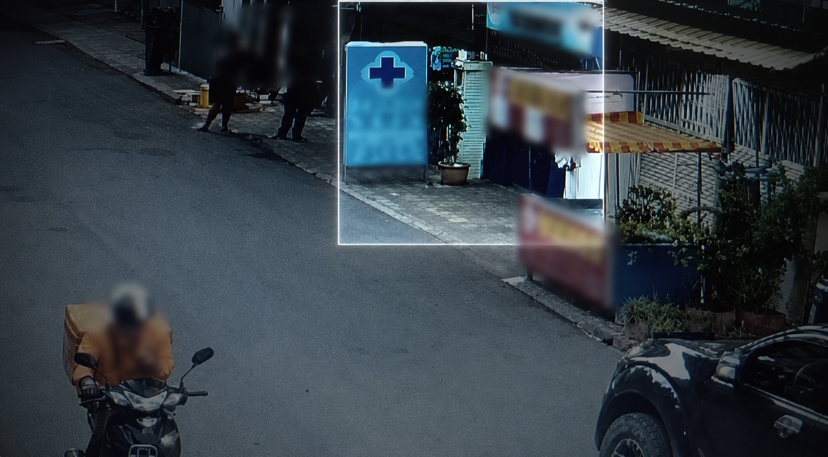 A small medical clinic storefront in Phnom Penh