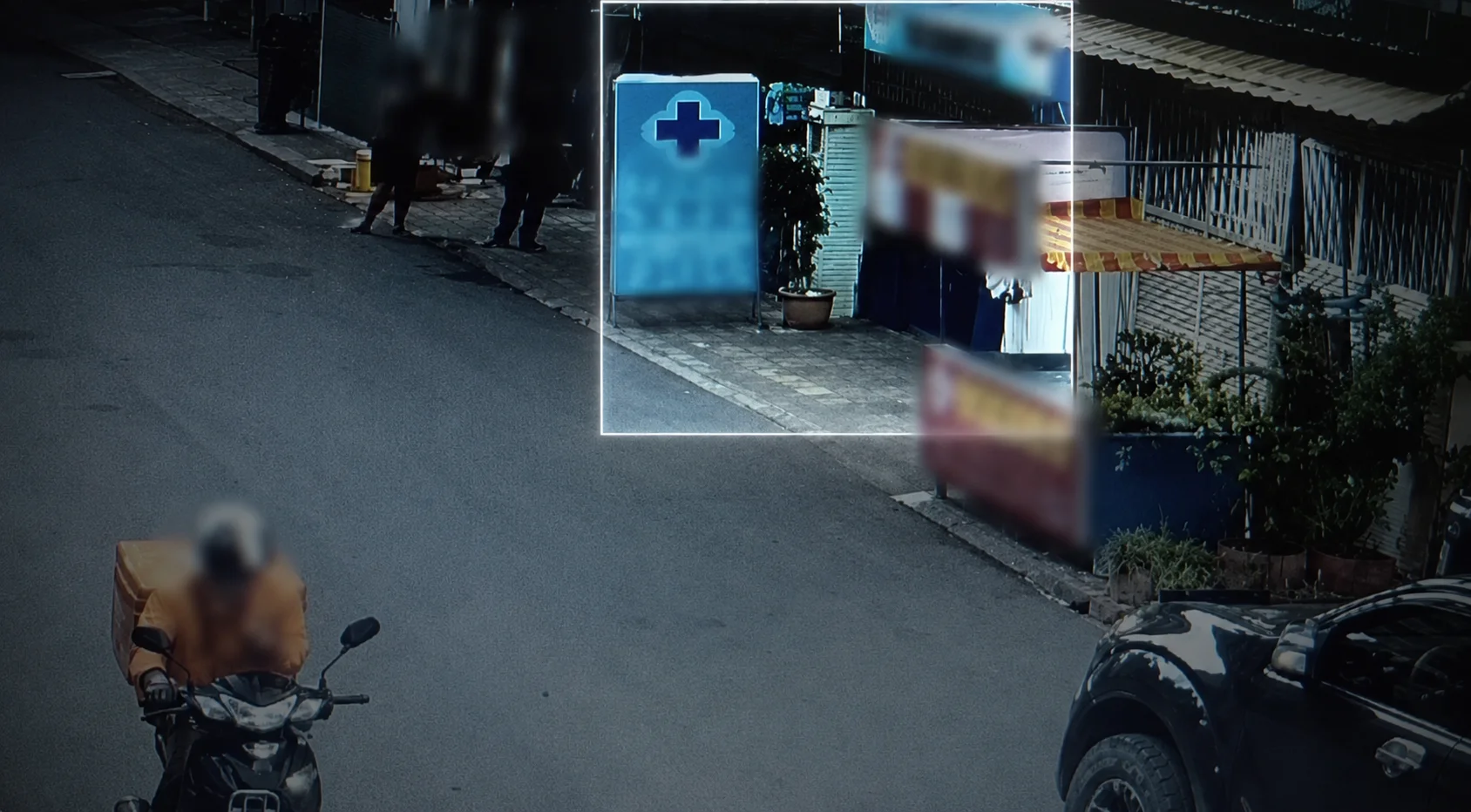 A small medical clinic storefront in Phnom Penh