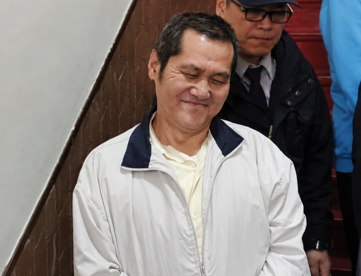 Weng Ren-xian's trial in a Taiwan courtroom