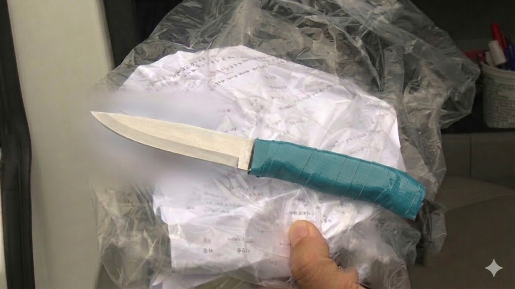Forensic investigators examining evidence in the case