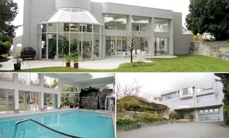 The luxury mansion in West Vancouver where the murder occurred
